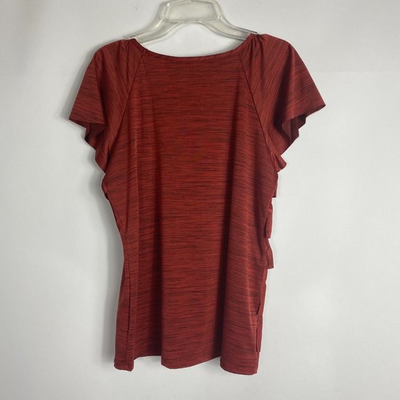 Elementz Copper Ruffle Top Size Medium - Picture 5 of 6